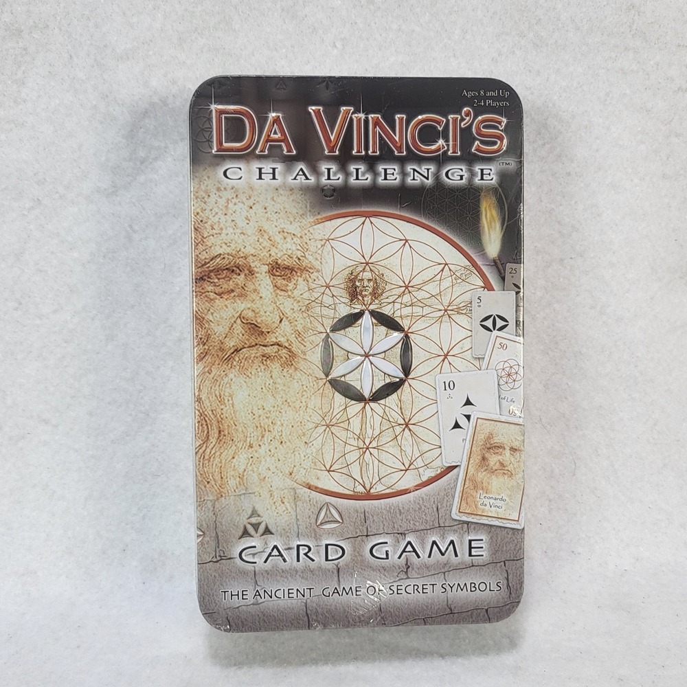 Da Vincis Challenge Card Game Briarpatch 2005 Complete 52 Cards Strategy Game